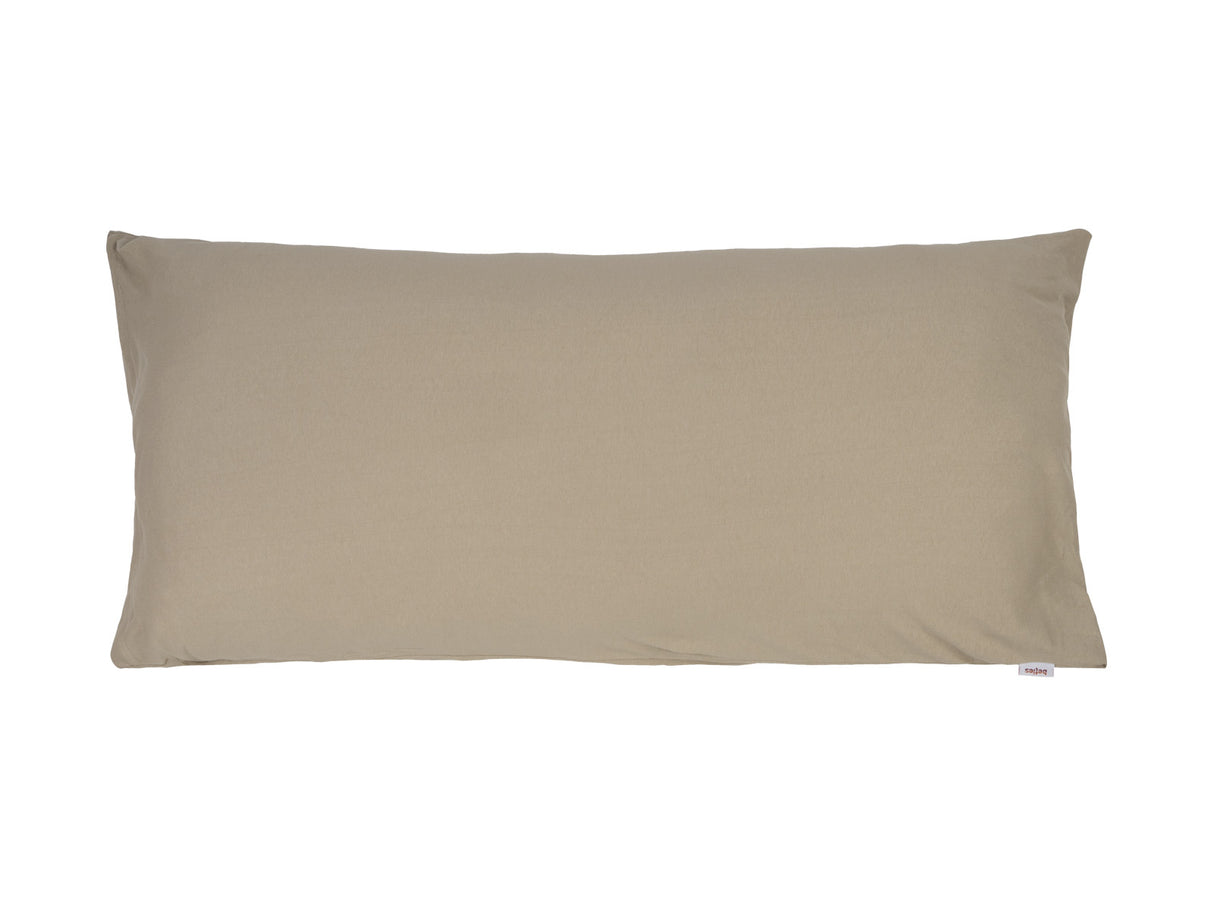 Kissenbezug ca. 40x80 cm Jersey plaza-taupe beties "BasicSoft"