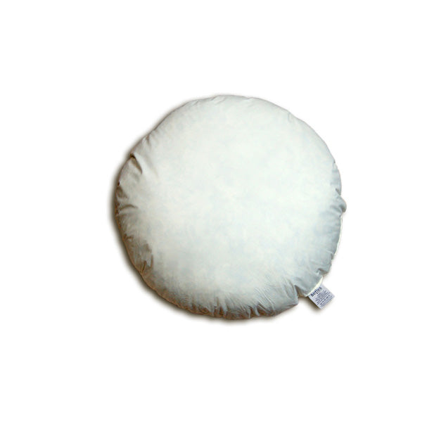 Coussin en plumes rond env. 60 cm Ø housse lavable coton beties "Publik" 