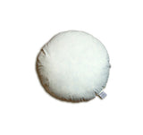 Coussin en plumes rond env. 60 cm Ø housse lavable coton beties "Publik" 