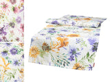 Chemin de table env. 40x130 cm motif floral beties "Sun Dance"