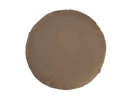 Kissenhülle rund ca. 40 cm Ø deep-taupe beties "Wunschton"