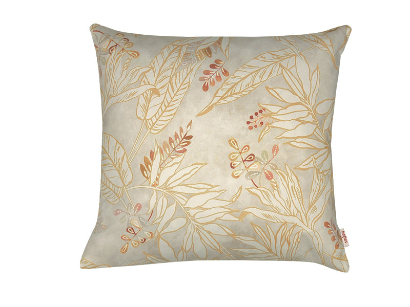 Housse de coussin env. 40x40 cm 100% coton beties "Feuille d'Or" Atelier