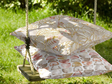 Couverture moyenne env. 80x80 cm 100% coton beties "Feuille d'Or" Atelier