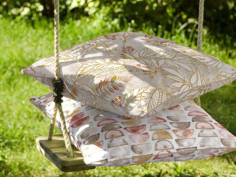 Housse de coussin env. 40x40 cm 100% coton beties "Feuille d'Or" Atelier