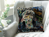 Housse de coussin env. 45x45 cm tissu mixte POP Collection beties "David"