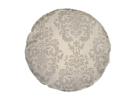 Kissenhülle rund ca. 60 cm Ø 100% Baumwolle linen-taupe beties "Epoche"