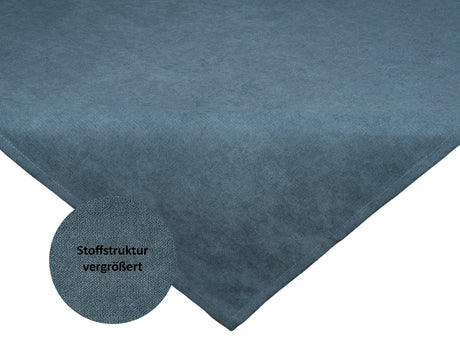 XS Mitteldecke nordlicht-blau Chenille-Haptik beties "FarbTon"