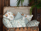 Housse de coussin env. 40x40 cm 100% coton beties "Sea Jewel" Atelier