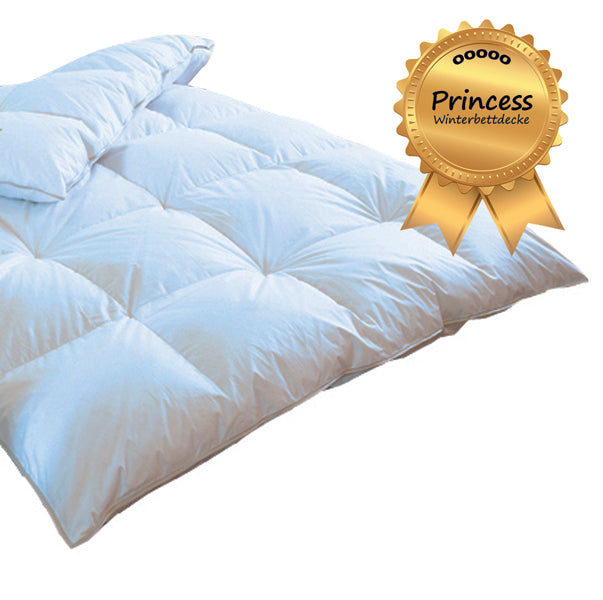 Couette d'hiver couette chaude 155x220 cm 1320 g duvet/plumes canadien "Publik-Princess" Hermetic/Bielefelder